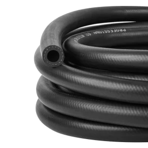 Oil Resistant Smooth Surface Black EPDM Fuel Hose Air Water Pneumatic Hose Pipe for Cars Spiral Wire Reinforced Cutting Service