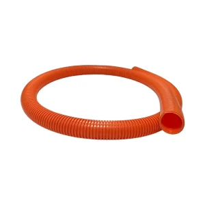 Orange PP Flame Retardant Corrugated Hose Glossy Threaded Cable Conduit for Electrical Equipment Wiring