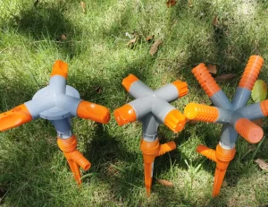 Orange Plastic Ball Valve Water Irrigation Accessories Dripper for Irrigation System