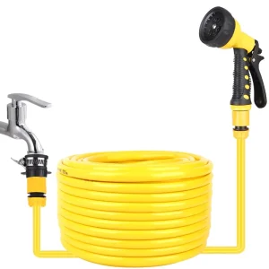 Outdoor Garden Hose for Lawns Irrigation Water Hose Expandable Garden Hose Durable Solid PVC Fitting
