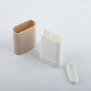 Oval PP Plastic Container Push up Tube Customized Eco Friendly Deodorant Stick Cylinder Packaging