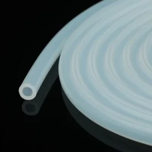 Ozone Resistant Water Dispenser Flexible Nontoxic Clear Id 6mm X 10mm Od Extruder Pipe Silicone Hose
