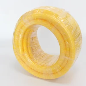 PA Flexible Corrugated Pipe for Electrical Wire Protection Flame Retardant -40~125 Working Temperature