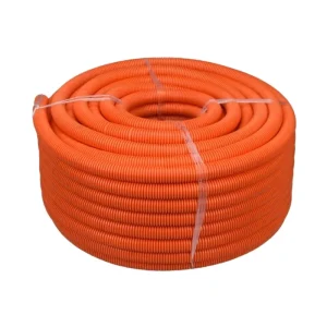 PA PP Flexible Orange Corrugated Tube Electrical Conduit Hose