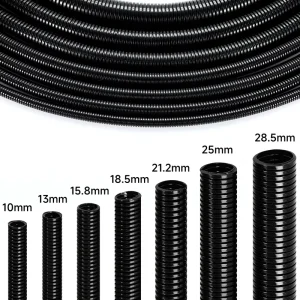 PA66 Professional Electric Conduit Flexible Corrugated Hose with Steel Wire Protective Tube Made of Nylon Material