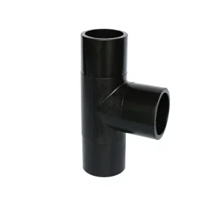 PE 100 Engineering grade Black HDPE Water Supply Pipeline Pipe Fitting Accessories 1.0 MPa Pressure for Agricultural Irrigation