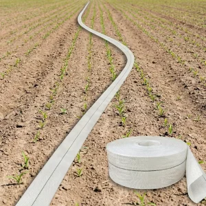 PE Braided Layflat Hose for Agricultural Irrigation Drainage Wear resistant Lightweight Cutting Service Available