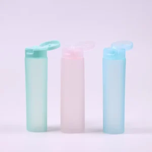 PE Cosmetic Plastic Tube Packaging Eco-Friendly Clear for Lotion Lip Screen-Printable Surface