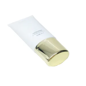 PE Eco friendly Bpa Free Clear Screw Cap Skin Care Cream Body Lotion Sunscreen Packaging Plastic Cosmetic Tube