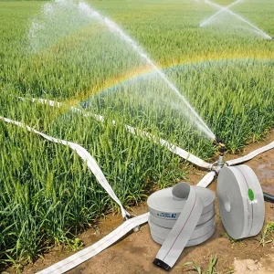 PE Irrigation Pipe High Pressure Lay Flat Hose for Farm Irrigation Systems UV Resistant Agriculture Water Hose