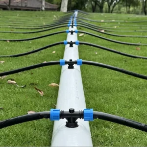 PE Lay Flat Hose Prefabricated Holes Layflat Hose Resistant Hole Spacing Drip Main Line PE Prefabricated Hole Water Pipe