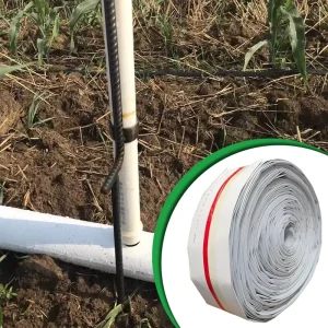 PE PP Pre punched Hole Layflat Hose Agricultural Irrigation Pipe UV Resistant Farm Drip Irrigation Water Tape
