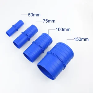 PE PVC Layflat Hose Coupling Connector Tube Pipe Straight Joint Fittigns for Farm Agriculture Drip Irrigation System