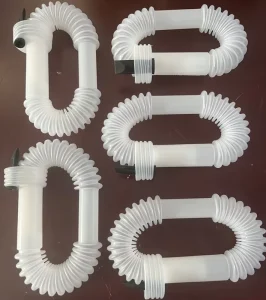 PE Pipe Custom Blow Molding HDPE Clear Plastic Tubing Flexible Conduit Diesel Oil Fuel Filler Neck Hose ISO Certified 1mm