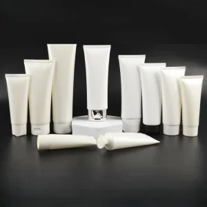 PE Plastic Cosmetic Tube Screw Cap for Hand Cream Available 50ml 100ml Capacities Cylinder Shape Screen Printing Surface