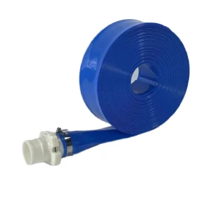 PE Plastic Tubes Lay Flat Water Hose for Swimming Pool Agriculture Irrigation Water Discharge Backwash Hose