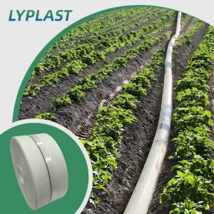 PE Woven Layflat Hose with Double Layer Blow Molding More Wear Resistant 1-10 Inch Customized Sizes