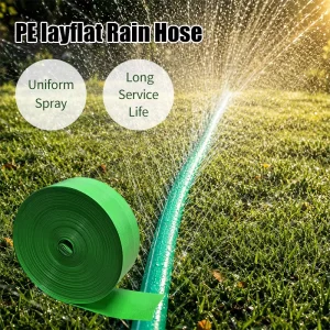 PE Woven Micro Spray Rain Hose 20mm 3-Layer Reinforced Irrigation System Replacement for PVC Pipes