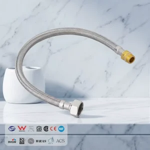 PEX Inner Tube High Pressure High Temperature Resistant Stainless Steel Wire Braided Flexible Metal Hose