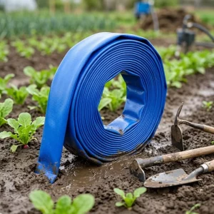 PLFT 2PVC Lay Flat Agricultural Water Hose 50/100m Length International Standard for Farm Garden Use