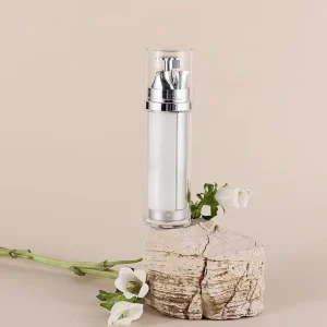 PMMA Material 3 in 1 Emulsion Cosmetic Packaging Bottle Three Tubes 15ml*3 Custom Cosmetic Packaging Bottle