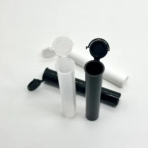 POP TOP Plastic Bouncing Tube 19*116mm Child Resistant Anti Theft Hinged Flip Cover Sealed Packaging Agriculture Use Heat