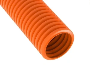 PP Flexible Plastic Tubes Flexible Electrical Conduit Tube for Residential Electric Orange Corrugated Conduit Fireproof Pipe
