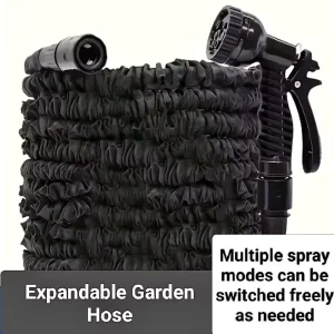 PP Material Adjustable Garden Hose Flexible Water Hose Pipe With Multi-mode Spray Nozzles Garden Irrigation