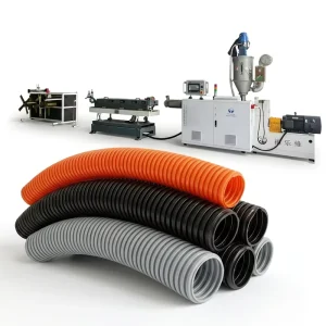 PP PE PVC PA Nylon Plastic Electrical Cable Sleeve Machine Car Wiring Protection Hose Automatic Corrugator Extruder Machine Line