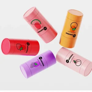 PP Plastic Deodorant Stick Containers with Screw Cap Cylinder Tubes for Personal Care Empty PP Bottle Plastic Container