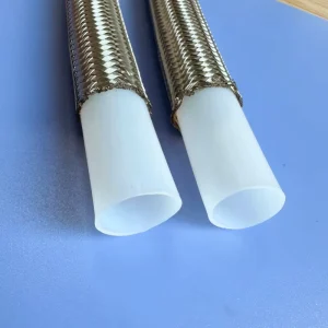 PTFE Flexible 1/2 Inch 48 Inch Long 304 Stainless Steel Braided Hose for Fuel System ISO 9001 Certified Moulding Cutting