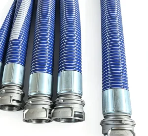 PTFE Lined Chemical Hose Stainless Steel Wire Composite for Acid Alkali Transfer