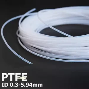 PTFE Pipe Small Diameter Durable PTFE Capillary Hose Flexible Plastic PTFE Tube