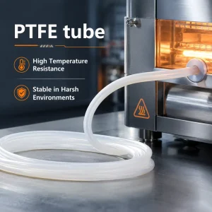 PTFE Tubing Polytetrafluoroethylene Tube Hose For Chemical Solvent
