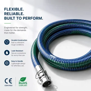 PTFE lined Chemical Composite Hose Hose for Conveying Highly Corrosive Media Flexible Industrial Pipeline Connection