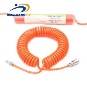 PU Coil Air Hose Flexible Spring Tube for Pneumatic Tools Compressor Anti-Kink Spring Air Tube Used Spray Gun Lubrication