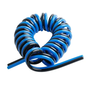 PU Double Row Flexible Spring Air Duct 4/6/8/10/12mm Braided Spiral Hose for Air Compressor Pneumatic Machines