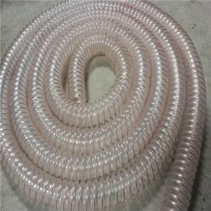 PU Flexible PU Suction Hose 100mm X 10m ISO Standard for Woodworking Industry