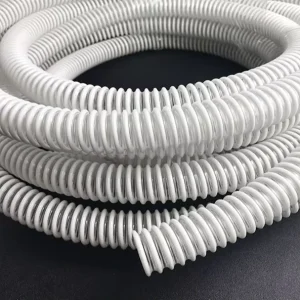 PU Flexible Spiral Ventilation Hose PU Transparent Smooth Wall Air Duct 25mm 20m
