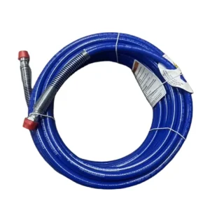 PU Nylon Double layer High pressure Spray Paint Hose Customizable Color 40C 120C Temperature Range Cutting