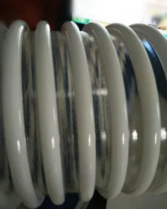 PU Plastic Spiral Smooth Wall Suction Air Duct 25-500mm Specification 10-15m Length