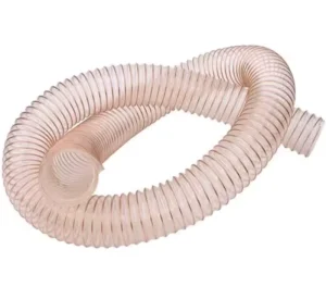 PU Polyurethane Air Duct Copper-plated Steel Wire Transparent Vacuum Hose Woodworking Flexible Corrugated Hose Ventilation Duct