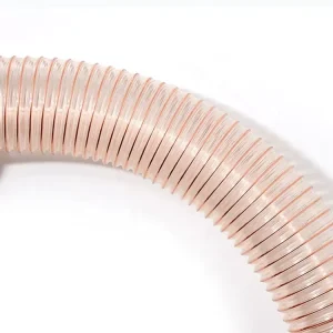 PU Polyurethane Steel Wire Hose High Flexible and Compressible PU Duct Hose