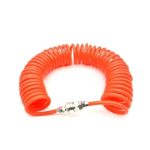 PU Spring Air Hose Flexible Coiled Extension Pneumatic Compressor Air Line High Pressure Air Pipe Quick Connect Coupling 8mm OEM