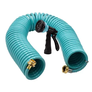 PU Spring Coiled Garden Hose Recoil Water Pipe