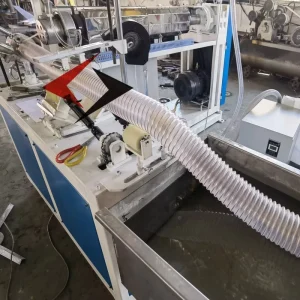 PU Steel Wire Hose Extrusion Line High Wear Resistant Flexible Duct Making Machine