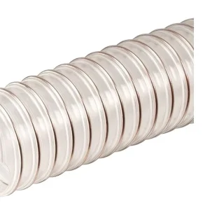 PU Suction Wire Transparent Hose Dust Extraction Woodworking PU Flexible Air Ducting Hose