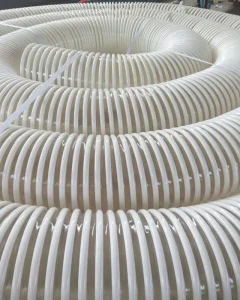 PU TPU Smooth Wall Spiral Suction Hose with Steel Wire Flexible 25-300mm 10m/15m Length ISO Standard