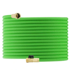 PVC 50FT 100FT Garden Water Hose with 3/4 Solid Brass Connectors
