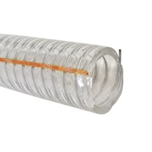 PVC Anti Static Flexible Spiral Steel Wire Reinforced Suction Hose